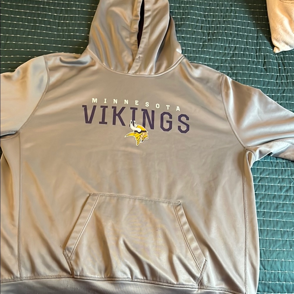 Minnesota Vikings Gray Hoodie